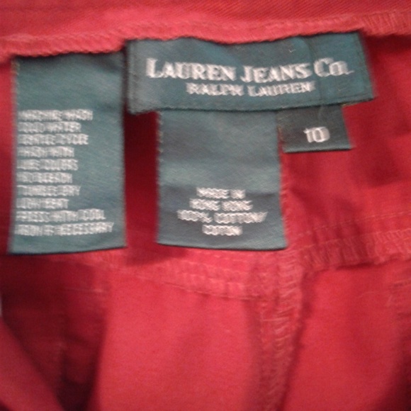 🌼🌶️ LRL Red Ankle Jeans 🌶️ - Picture 3 of 7